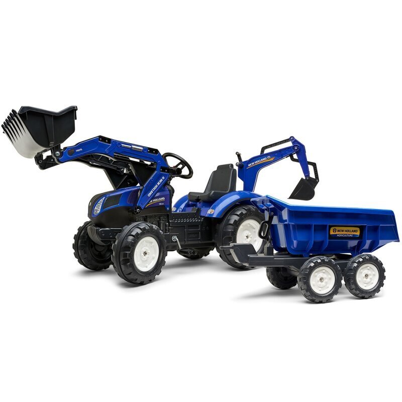 Bērnu rotaļu traktors Falk New Holland cena un informācija | Rotaļlietas zēniem | 220.lv