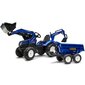 Bērnu rotaļu traktors Falk New Holland цена и информация | Rotaļlietas zēniem | 220.lv