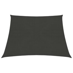 311104 vidaXL Sunshade Sail 160 g/m² Anthracite 3/4x3 m HDPE цена и информация | Зонты, маркизы, стойки | 220.lv