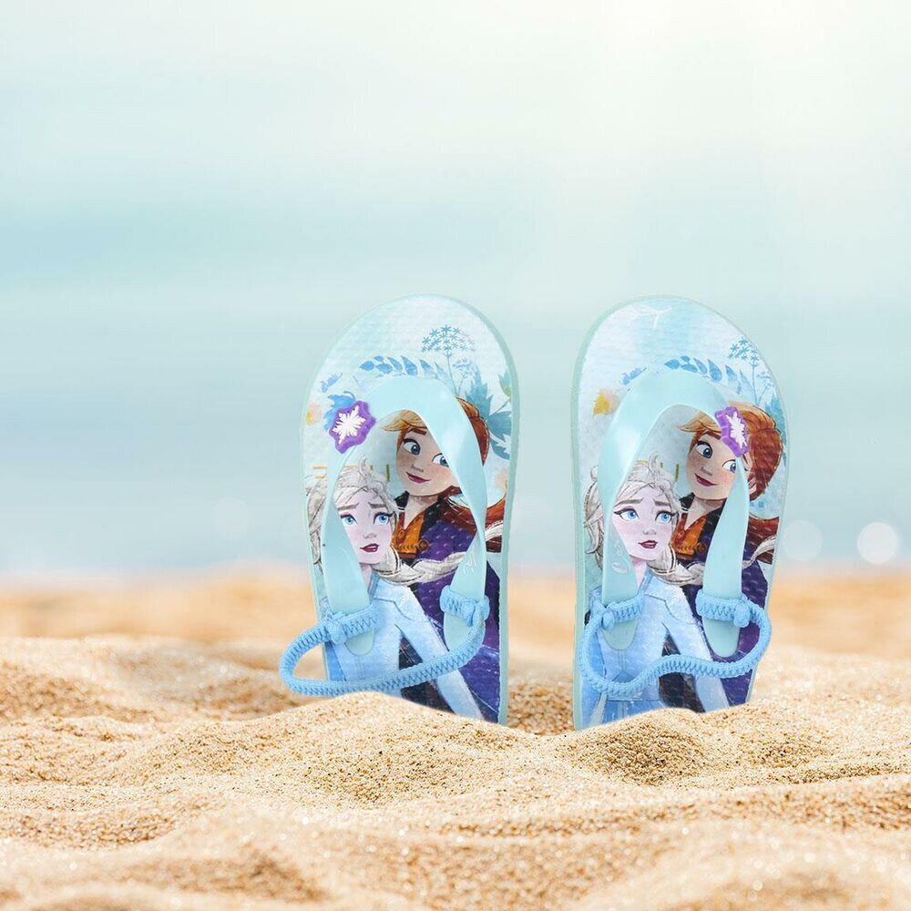 Pludmales sandales bērniem Frozen Zils: Apavu Izmērs - 32-33 цена и информация | Bērnu apavi pludmalei | 220.lv