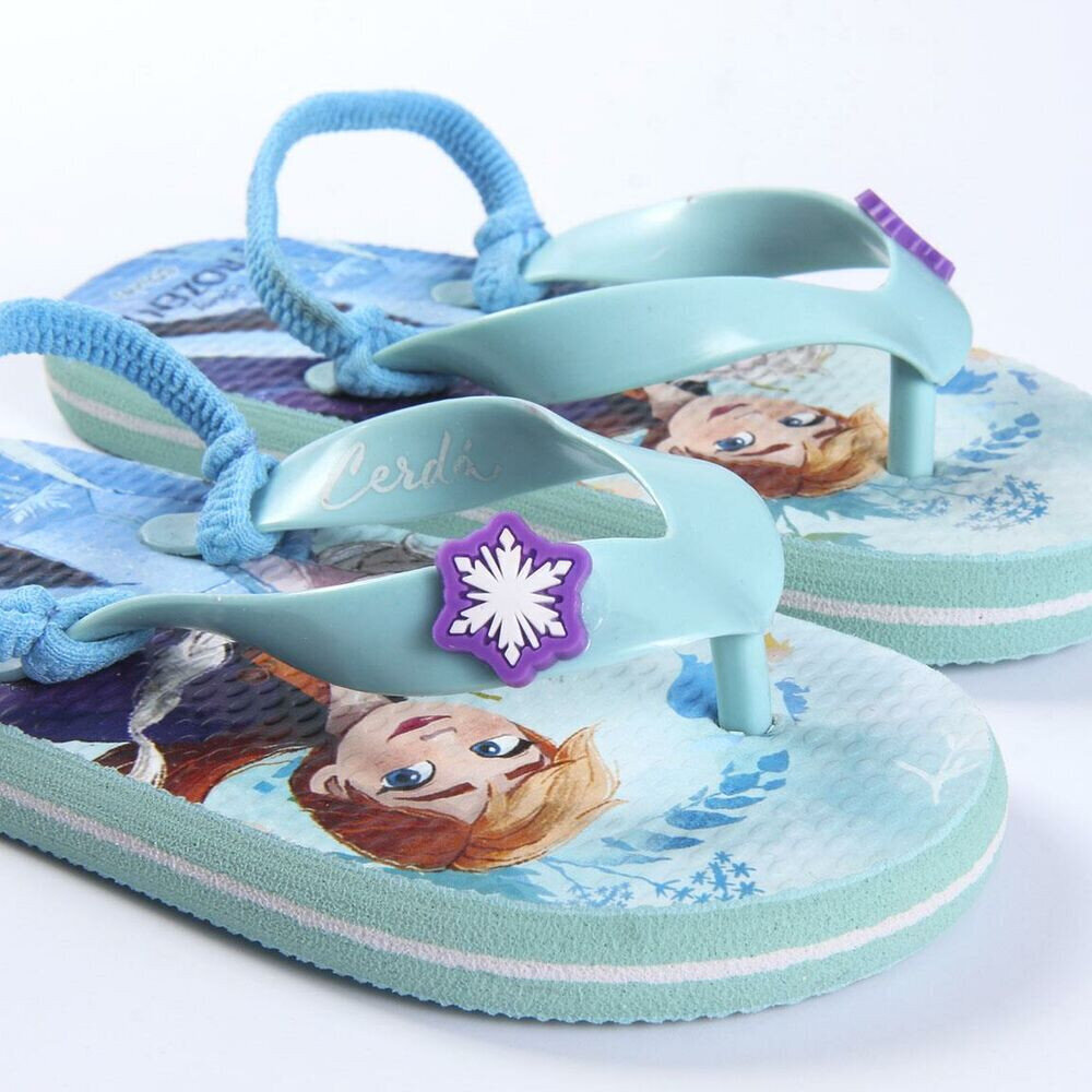 Pludmales sandales bērniem Frozen Zils: Apavu Izmērs - 32-33 cena un informācija | Bērnu apavi pludmalei | 220.lv