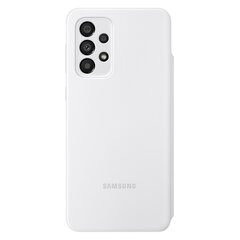 "Samsung Galaxy A33 5G S View" telefona vāciņš (EE), balts EF-EA336PWWEGEE цена и информация | Чехлы для телефонов | 220.lv