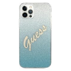 Guess GUHCP12LPCUGLSBL vāciņš, piemērots iPhone 12 Pro Max, zils цена и информация | Чехлы для телефонов | 220.lv