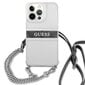 Guess GUHCP13LKC4GBSI vāciņš, piemērots iPhone 13 Pro / 13, caurspīdīgs цена и информация | Telefonu vāciņi, maciņi | 220.lv