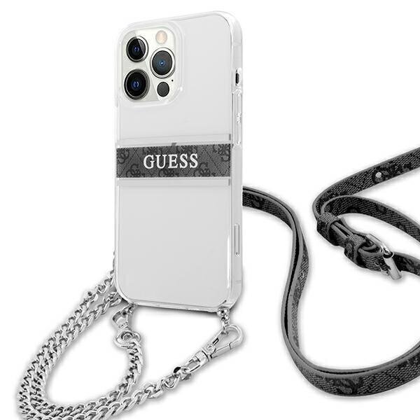 Guess GUHCP13LKC4GBSI vāciņš, piemērots iPhone 13 Pro / 13, caurspīdīgs cena un informācija | Telefonu vāciņi, maciņi | 220.lv