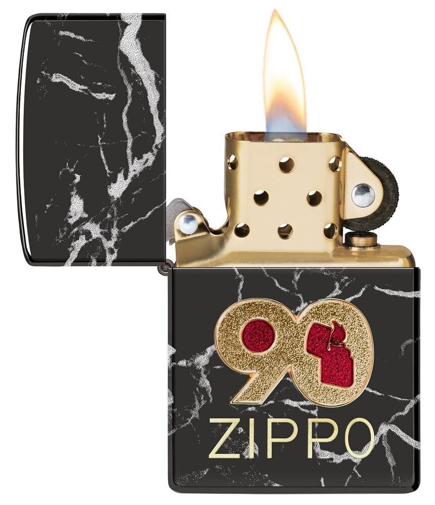 Zippo šķiltavas 49864 90th Anniversary Special Commemorative Packaging цена и информация | Šķiltavas un aksesuāri | 220.lv