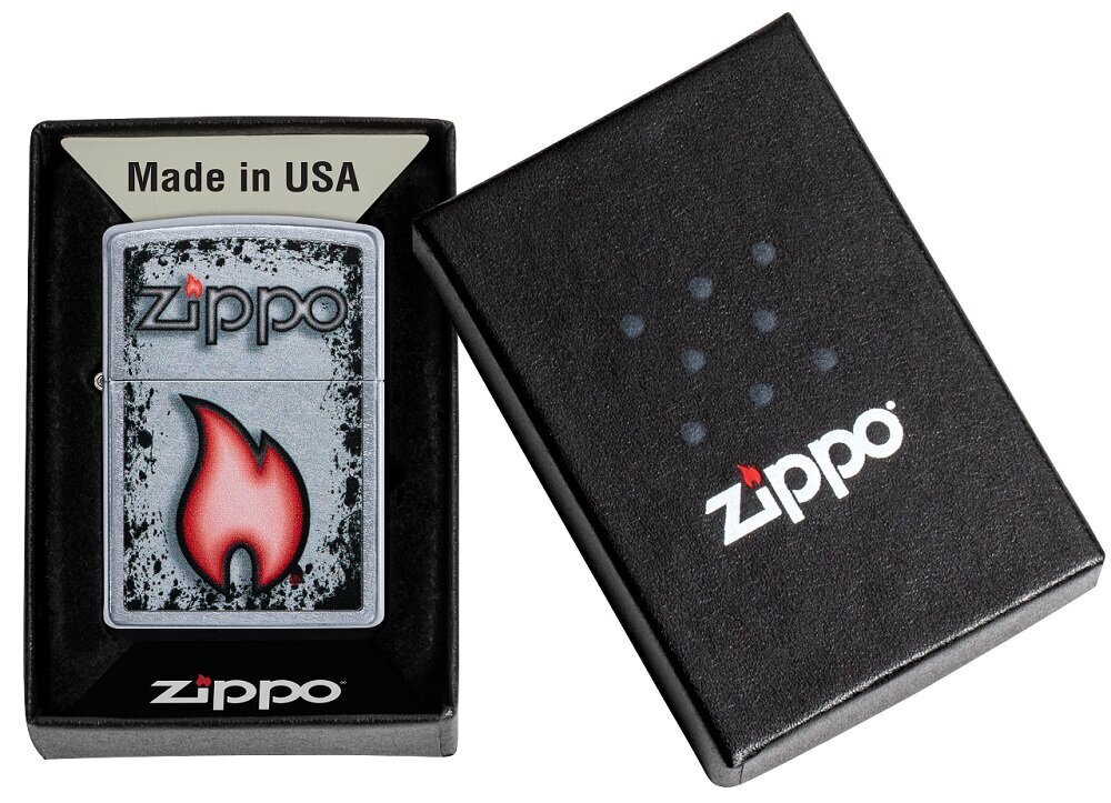 Zippo šķiltavas 49576 Zippo Flame Design cena un informācija | Šķiltavas un aksesuāri | 220.lv