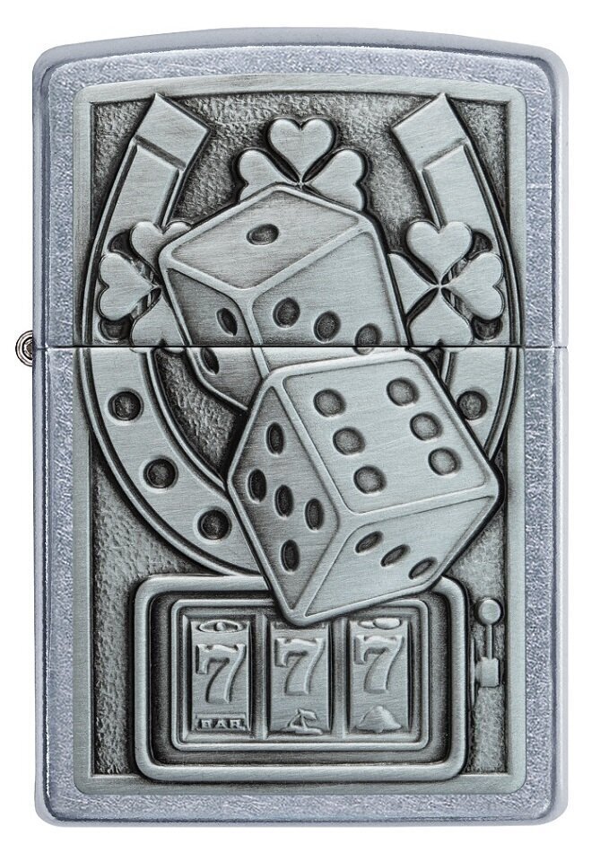 Zippo šķiltavas 49294 Lucky 7 Emblem Design cena un informācija | Šķiltavas un aksesuāri | 220.lv