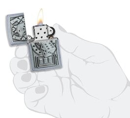 Zippo šķiltavas 49294 Lucky 7 Emblem Design cena un informācija | Šķiltavas un aksesuāri | 220.lv