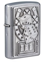 Зажигалка Zippo 49294 Lucky 7 Emblem Design цена и информация | Zippo Подарки, праздничная атрибутика | 220.lv