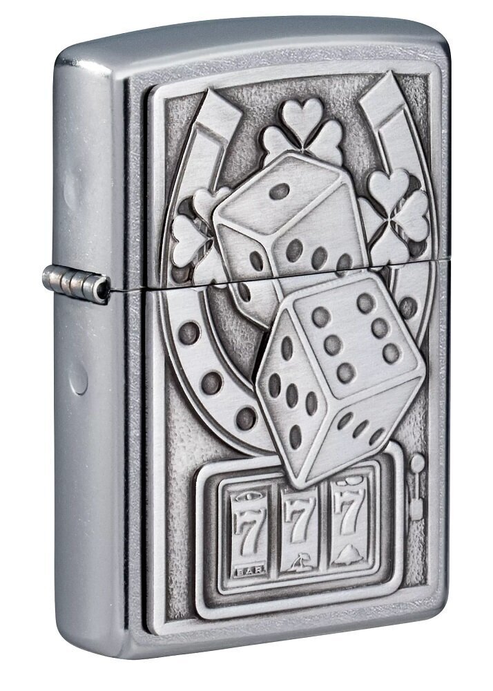 Zippo šķiltavas 49294 Lucky 7 Emblem Design cena un informācija | Šķiltavas un aksesuāri | 220.lv