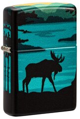 Зажигалка Zippo 49481 Moose Landscape Design цена и информация | Зажигалки и аксессуары | 220.lv