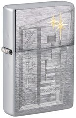 Zippo šķiltavas 49801 Retro Zippo Design cena un informācija | Šķiltavas un aksesuāri | 220.lv