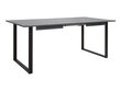 Paplašināms galds BRW Vario Fusion 160 NMPK, pelēks/melns цена и информация | Virtuves galdi, ēdamgaldi | 220.lv