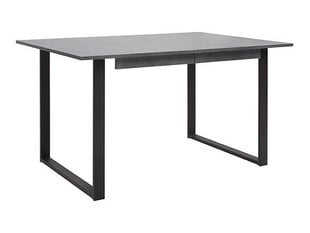 Paplašināms galds BRW Vario Fusion 160 NMPK, pelēks/melns cena un informācija | Virtuves galdi, ēdamgaldi | 220.lv