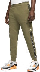 Nike Bikses M Nsw Repeat Flc Cargo Pant Khaki DM4680 068 DM4680 068/S cena un informācija | Sporta apģērbs vīriešiem | 220.lv