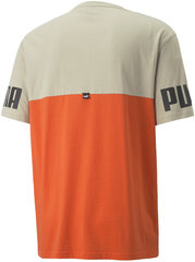 Puma T-Krekli Puma Power Colorb Orange Grey 847389 64 847389 64/S cena un informācija | Sporta apģērbs vīriešiem | 220.lv