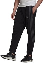 Adidas Bikses M Trvl 3s Pant Black HE2265 HE2265/M cena un informācija | Sporta apģērbs vīriešiem | 220.lv