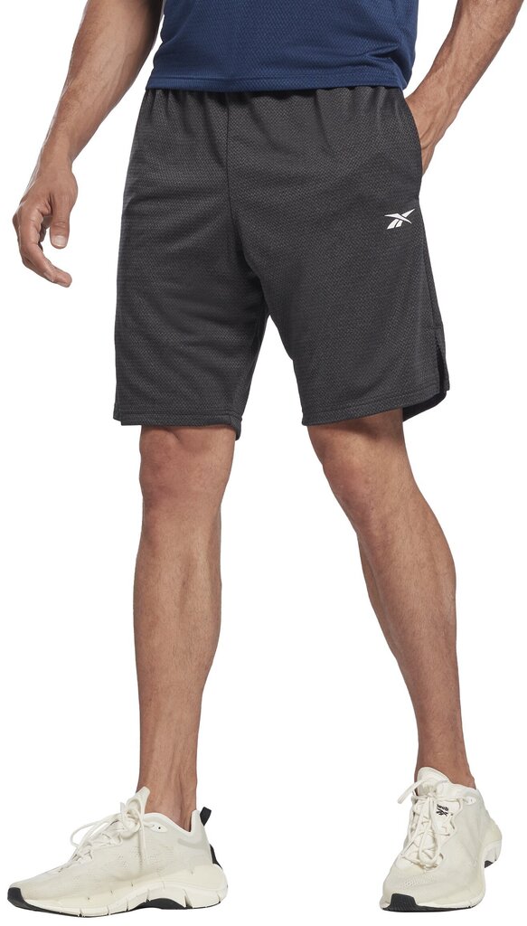 Reebok Šorti Wor Melange Short Black Grey H46638 H46638/XL cena un informācija | Sporta apģērbs vīriešiem | 220.lv