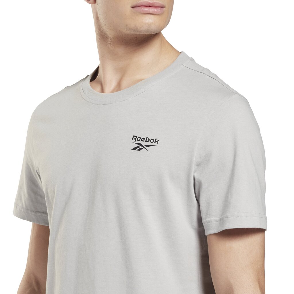 Reebok T-Krekli Ri Left Chest Logo Grey HG4442 HG4442/XL cena un informācija | Sporta apģērbs vīriešiem | 220.lv