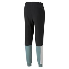 Puma Bikses Ess+ Block Sweatpants Black White Mint 848007 50 cena un informācija | Sporta apģērbs vīriešiem | 220.lv