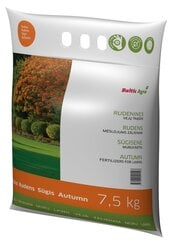 RUDENS MĒSLOJUMS ZĀLIENAM, 7,5 KG цена и информация | Рассыпчатые удобрения | 220.lv