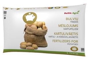 KARTUPEĻU MĒLOJUMS 15 KG cena un informācija | Baltic Agro Dārza preces | 220.lv