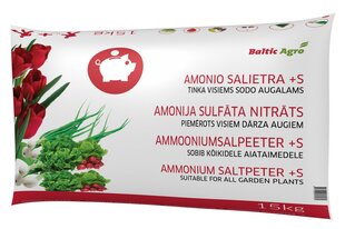 AMONIO SULFO SALIETRA 15 KG cena un informācija | Baltic Agro Dārza preces | 220.lv