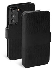 Krusell Leather Phone Wallet, piemērots Samsung Galaxy S22, melns cena un informācija | Telefonu vāciņi, maciņi | 220.lv