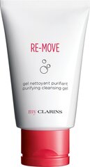 Attīrošs sejas gels Clarins My Clarins Re-Move, 125 ml cena un informācija | Sejas ādas kopšana | 220.lv