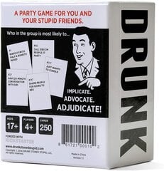 Spēle Drunk Stoned or Stupid: A Party Game cena un informācija | Galda spēles | 220.lv