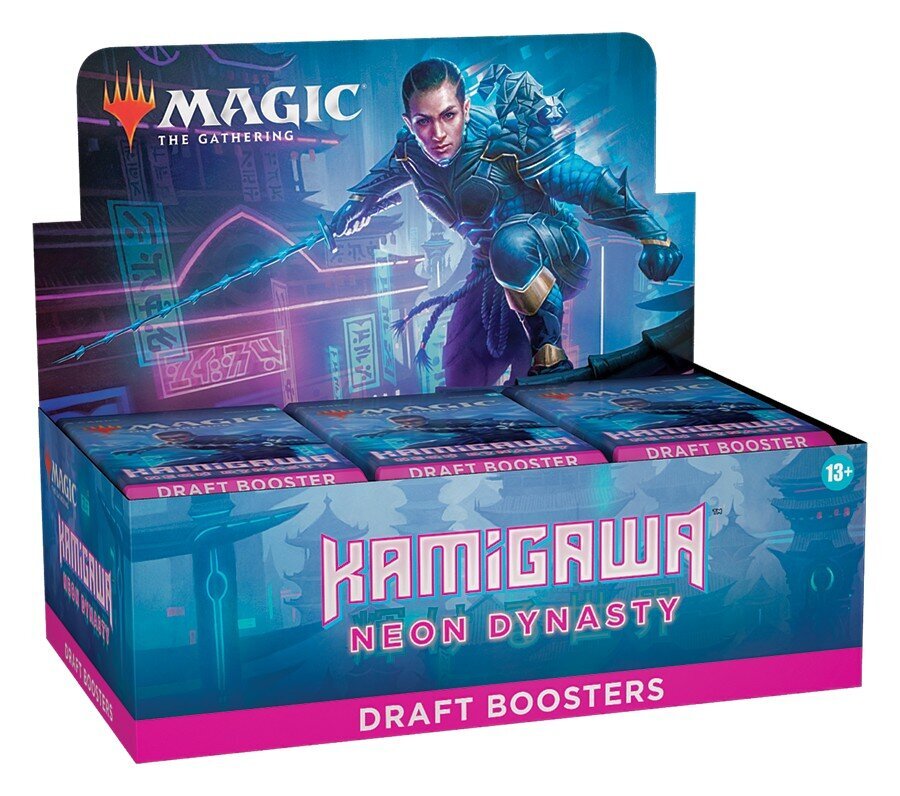 Kāršu spēle MTG - Kamigawa Neon Dynasty Draft Booster Display cena un informācija | Galda spēles | 220.lv