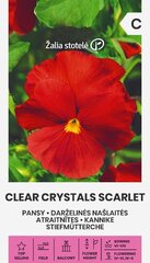ATRAITNĪTES CLEAR CRYSTALS SCARLET цена и информация | Семена цветов | 220.lv