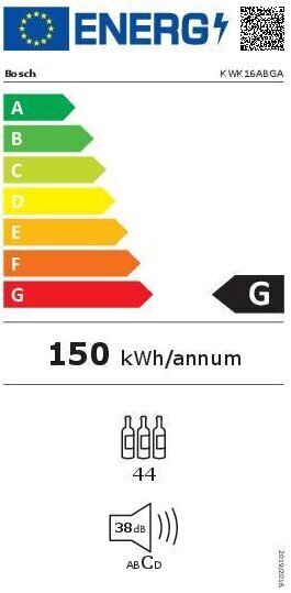 Bosch KWK16ABGA cena un informācija | Vīna ledusskapji | 220.lv