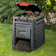 Ящик для компоста Eco Composter 320L черный цена и информация | Уличные контейнеры, контейнеры для компоста | 220.lv