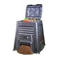 Komposta kaste Mega Composter 650L Without Base melna цена и информация | Komposta kastes un āra konteineri | 220.lv
