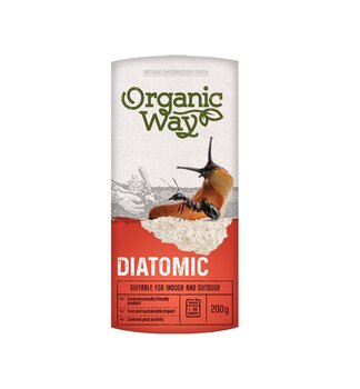 Натуральная диатомовая земля Organic Way Diatomic, 200 г цена и информация | Жидкие удобрения | 220.lv