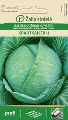 BALTIE GALVIŅKĀPOSTI KRAUTKAISER H cena un informācija | Dārzeņu, ogu sēklas | 220.lv