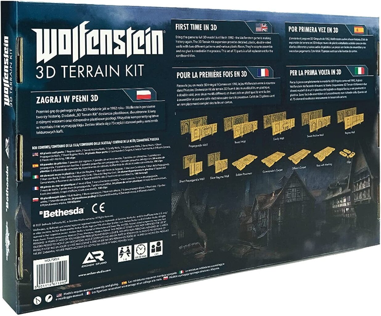 Galda spēle Wolfenstein: The Board Game - 3D Terrain Kit Expansion cena un informācija | Galda spēles | 220.lv