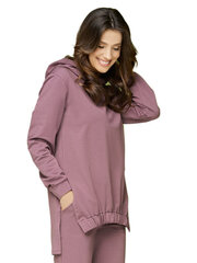 Xлопковый свитер с капюшоном Lega MK86, розовый цена и информация | Женские толстовки | 220.lv