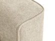 Trīsvietīgs dīvāns Micadoni Home Dunas, smilškrāsas/zelta krāsas cena un informācija | Dīvāni | 220.lv