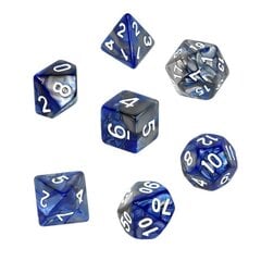 Набор игральных костей Rebel RPG Dice Set - два цвета - синий и серый цена и информация | Настольные игры, головоломки | 220.lv