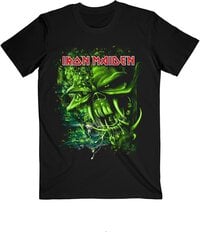 Vīriešu T krekls ar īsām piedurknēm IRON MAIDEN Final Frontier Green cena un informācija | Vīriešu T-krekli | 220.lv