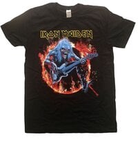 Vīriešu T krekls ar īsām piedurknēm IRON MAIDEN "FEAR LIVE FLAMES" цена и информация | Мужские футболки | 220.lv