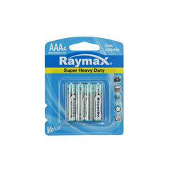 Baterijas Raymax AAA, 4 gab. cena un informācija | Baterijas | 220.lv