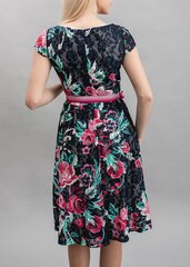 Расширяющееся платье с цветочным принтом цена и информация | Платья | 220.lv