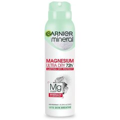 Izsmidzināms dezodorants Garnier Magnesium Ultra Dry 72H, 150 ml cena un informācija | Dezodoranti | 220.lv