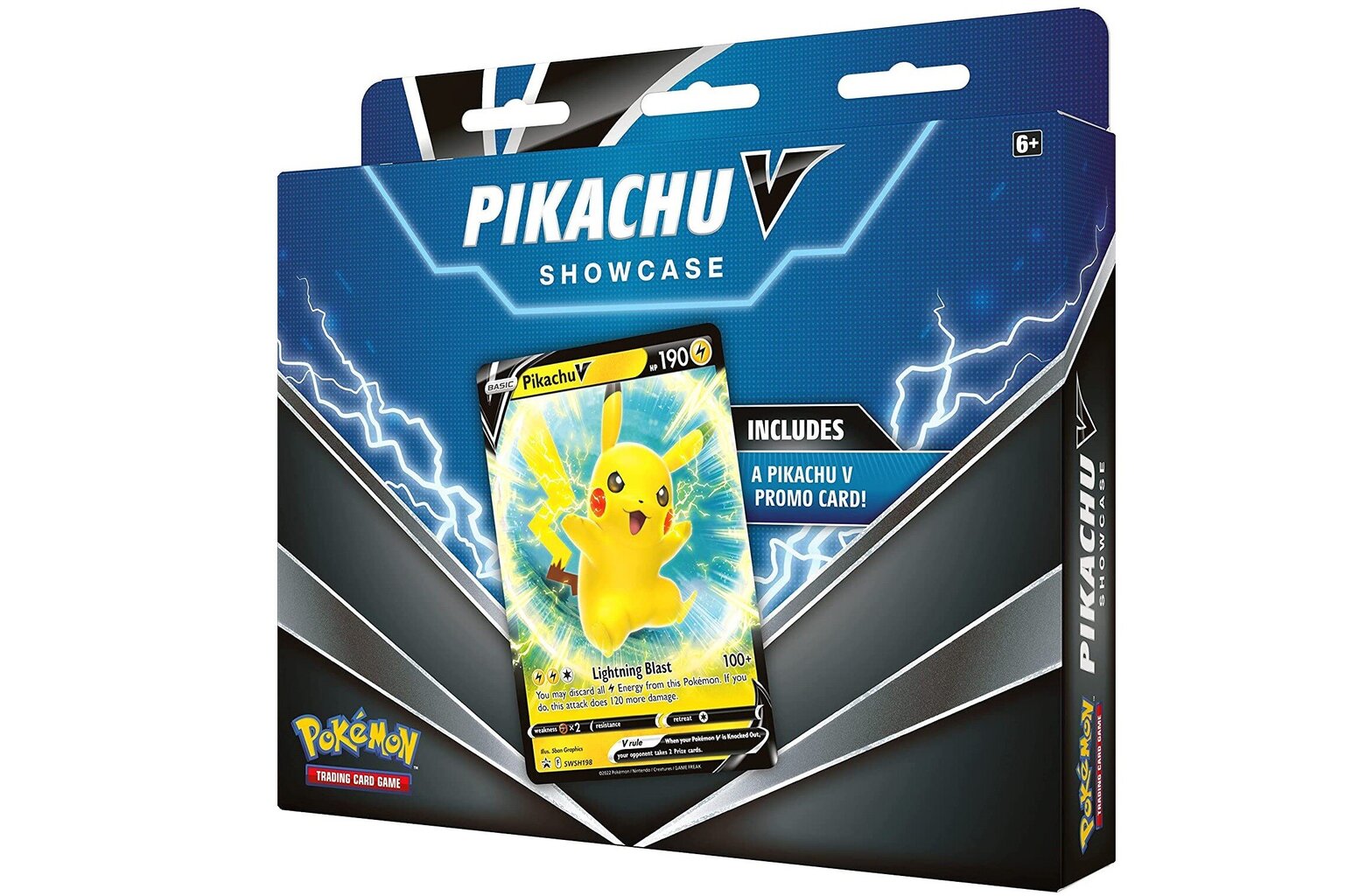 Kāršu spēle Pokemon TCG - Pikachu V Showcase Box cena un informācija | Galda spēles | 220.lv