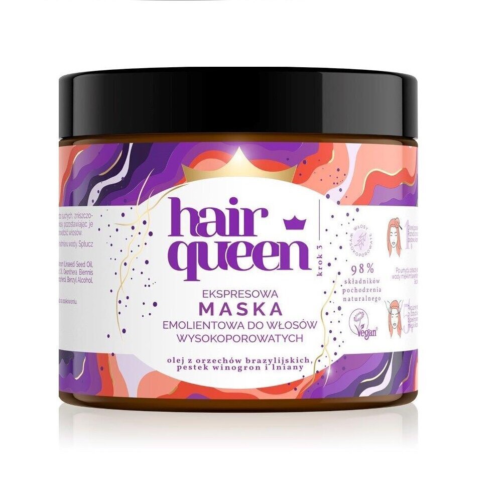 Matu maska Hair Queen, 400 ml цена и информация | Kosmētika matu stiprināšanai | 220.lv