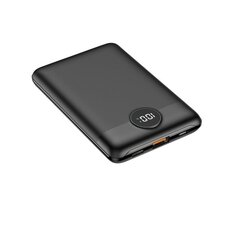 Ārējā baterija VEGER S11 - 10 000mAh LCD Quick Charge PD22,5W, melna cena un informācija | Lādētāji-akumulatori (Power bank) | 220.lv